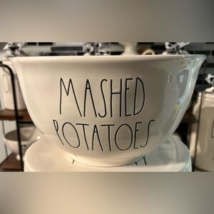 Rae Dunn VHTF White Mashed Potatoes Bowl